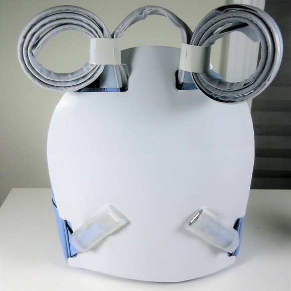 Michael Kors Kenly Medium Studded Leather Backpack Blue NWT - Picture 4 of 13